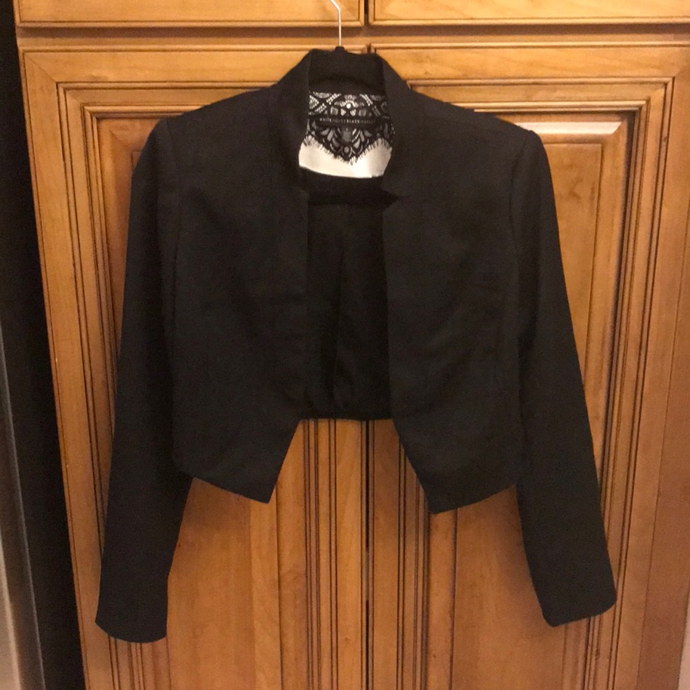 Crop black jacket- nice atl to classic blazer